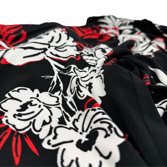 Alfani (S) Wide-Leg Tropical Beach Pants Stretch Pull-On - Picture 7 of 8